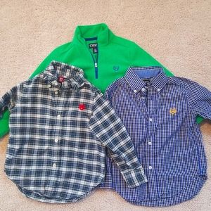 3T boys Chaps shirts